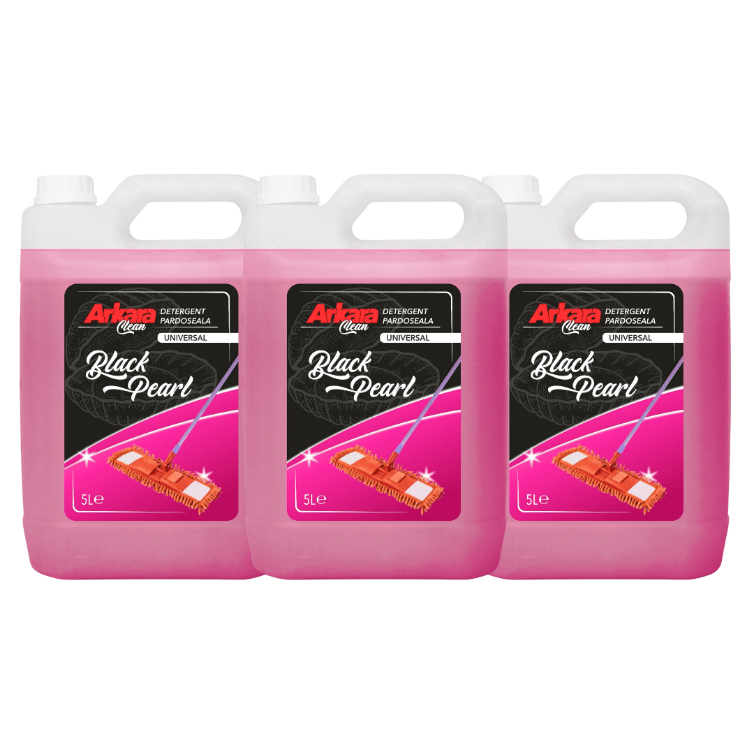 Pachet 3x Detergent Pardoseala Black Pearl 15L