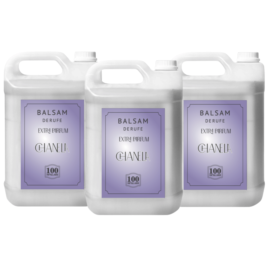 Pachet 3 x Balsam rufe Premium Chanela, 15L