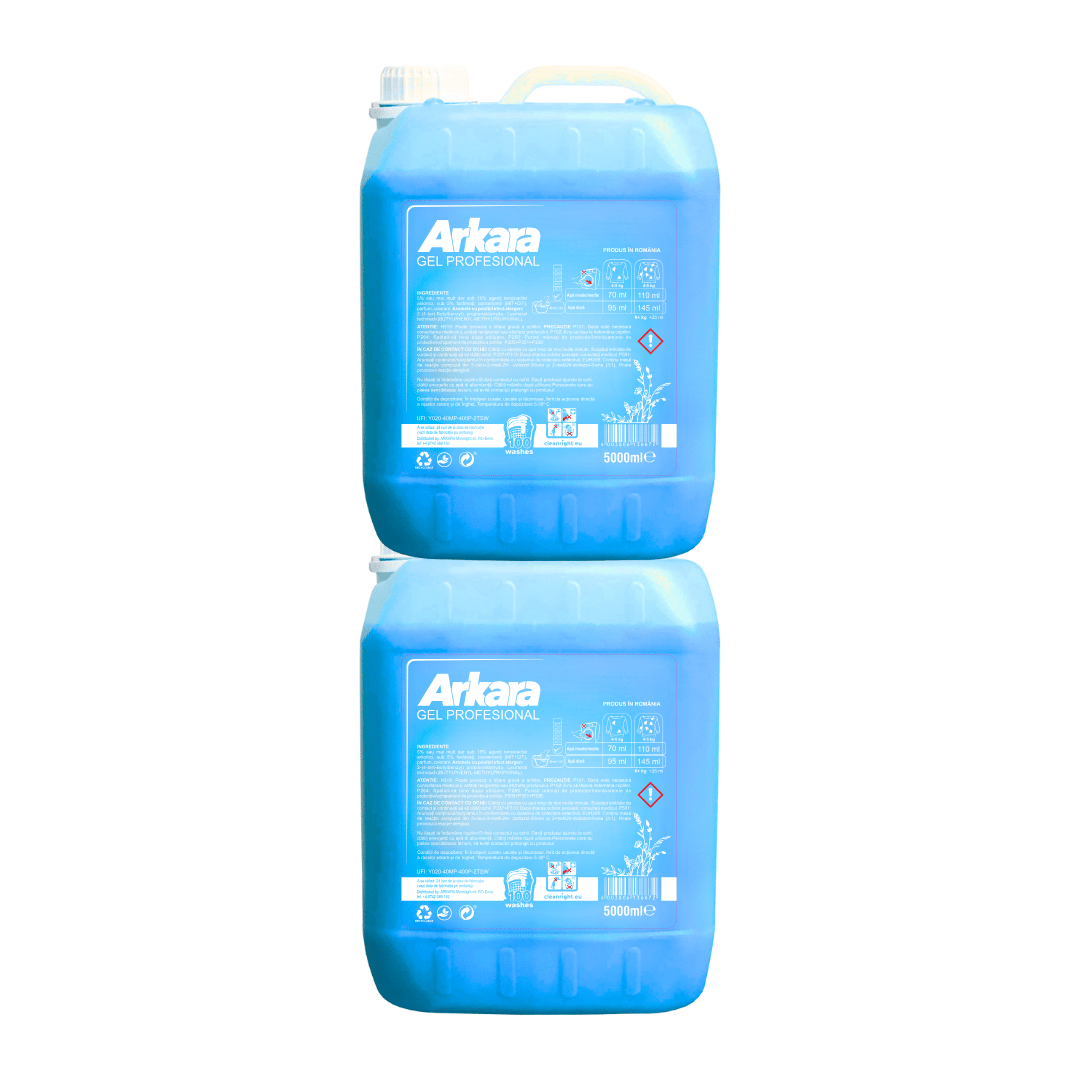 Pachet 2x Detergent Arkara Gel Profesional Albastru 5L