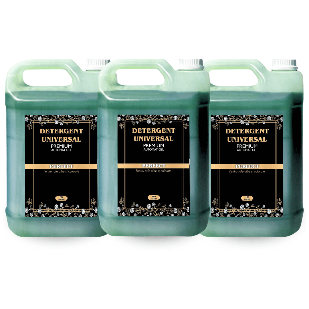 Pachet 3x Detergent Universal Premium Automat Gel- 15L