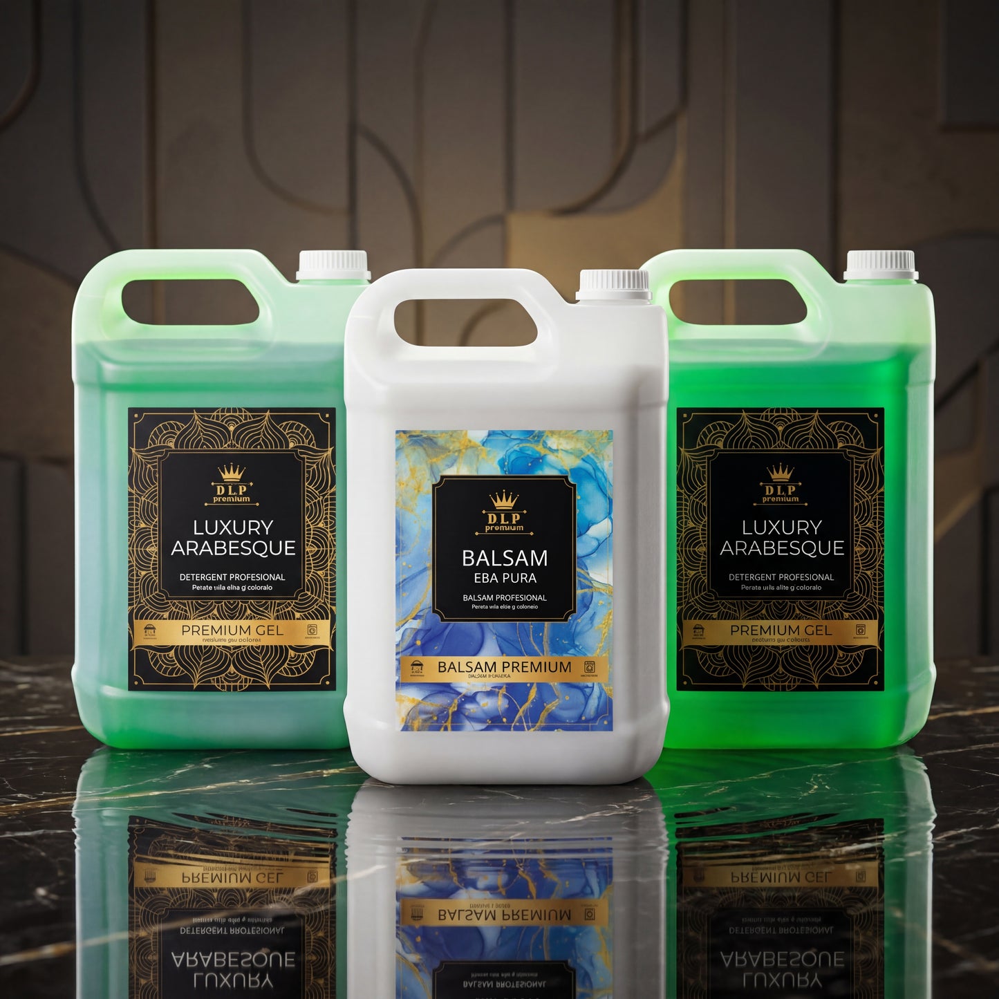 Pachetul cu 2x Detergent Luxury Arabesque + 1x Balsam Eba Pura