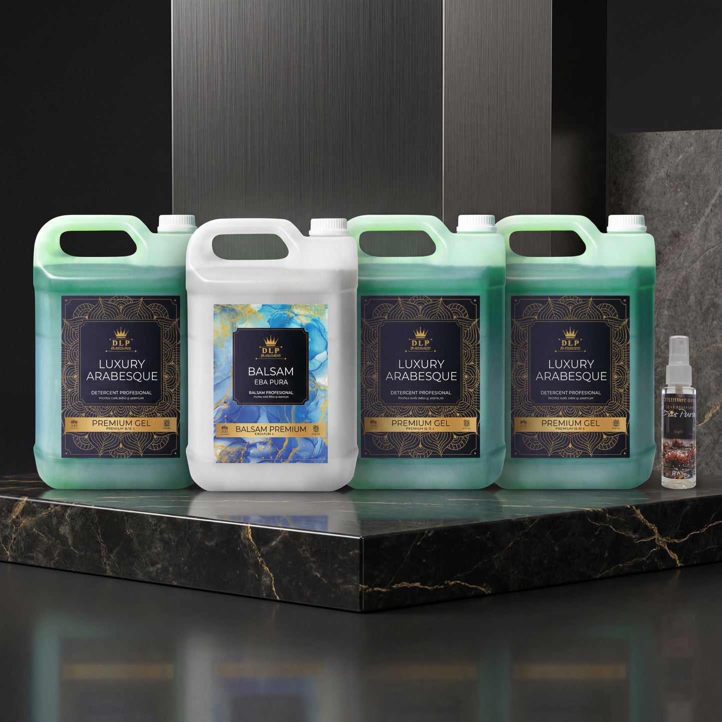 Pachetul cu 3x Detergent Luxury Arabesque + 1x Balsam Eba Pura