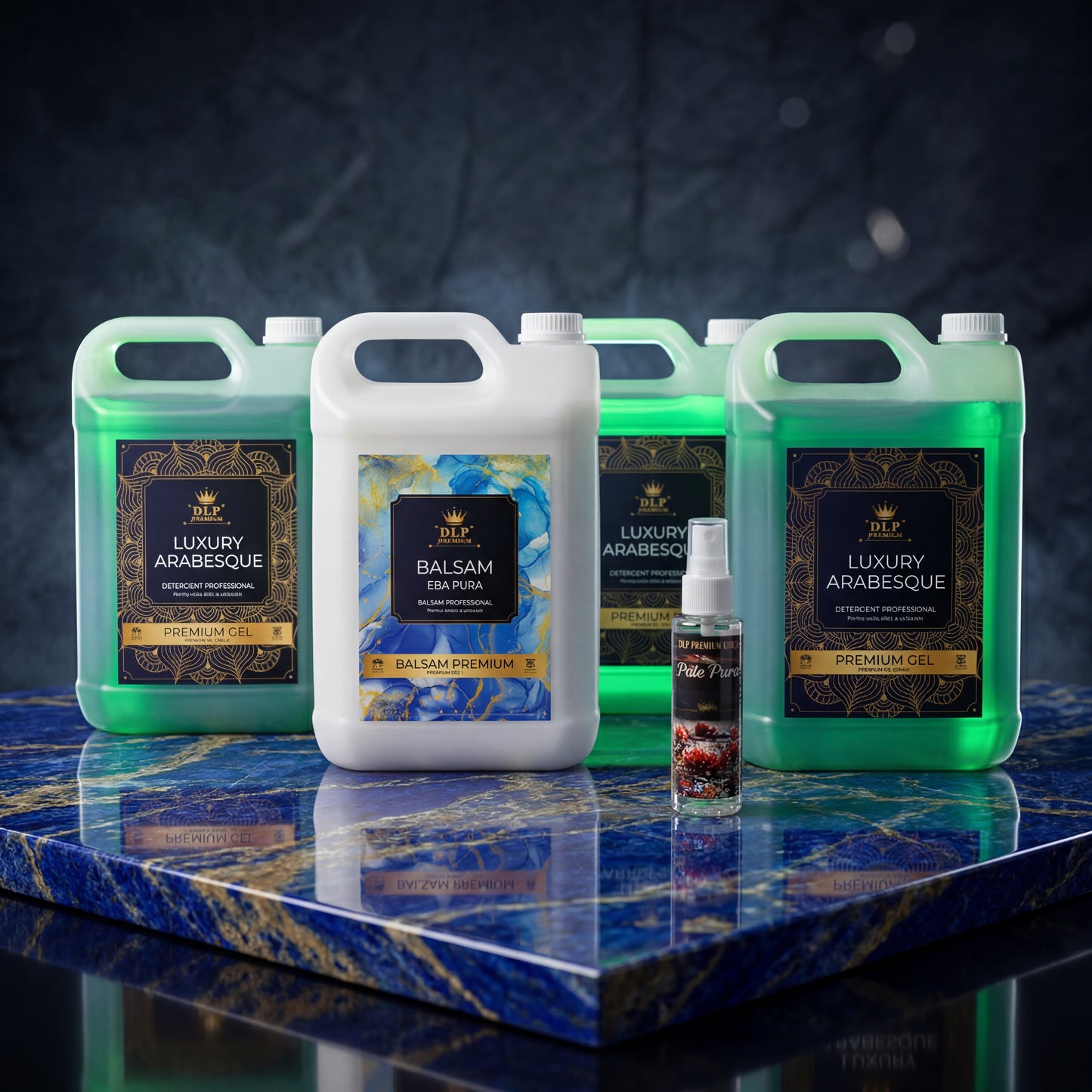 Pachetul cu 3x Detergent Luxury Arabesque + 1x Balsam Eba Pura