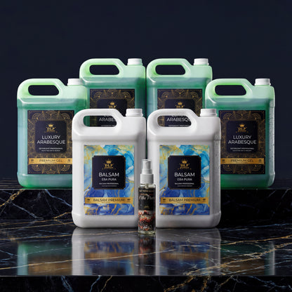 Pachetul cu 4x Detergent Luxury Arabesque + 2x Balsam Eba Pura